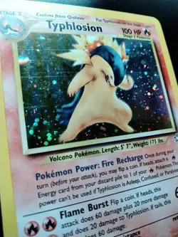 TYPHLOSION 17/111 HOLO RARE NEO GENESIS POKEMON - NM - Image 2
