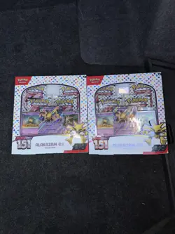 2 Pokemon Scarlet & Violet 151 Alakazam EX Collection Box’s - Image 1