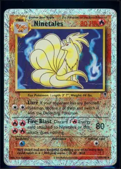 Pokemon LEGENDARY COLLECTION - #17/110 Ninetales - Reverse Holo - ENG - Damaged - Image 1