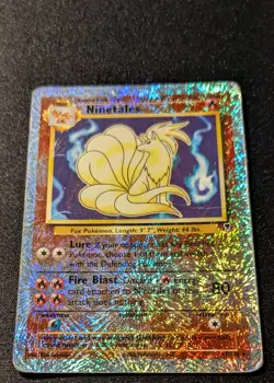 Pokemon LEGENDARY COLLECTION - #17/110 Ninetales - Reverse Holo - ENG - Damaged - Image 3