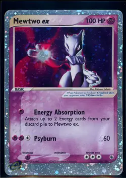 Pokemon EX RUBY&SAPPHIRE - #101/109 Mewtwo ex - Ultra Rare Holo - ENG - DMG/INK - Image 1