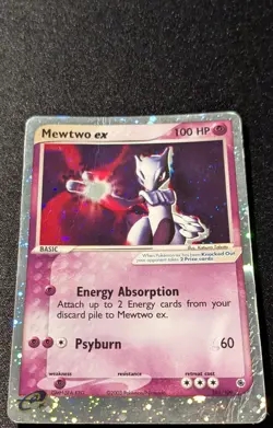 Pokemon EX RUBY&SAPPHIRE - #101/109 Mewtwo ex - Ultra Rare Holo - ENG - DMG/INK - Image 4