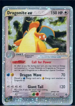 Pokemon EX DRAGON - #90/97 Dragonite ex - ENG - Ultra Rare Holo - Damaged - Image 1