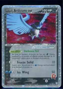 Pokemon EX TEAM ROCKET RETURNS - #96/109 Rocket's Articuno ex - ENG - Damaged - Image 1