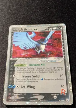 Pokemon EX TEAM ROCKET RETURNS - #96/109 Rocket's Articuno ex - ENG - Damaged - Image 4