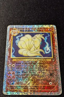 Pokemon LEGENDARY COLLECTION - #17/110 Ninetales - Reverse Holo - ENG - Damaged - Image 4