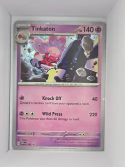 Pokemon TCG Tinkaton 140 Cosmos Holo SVP Promo Black Star Promo Holo NM - Image 1