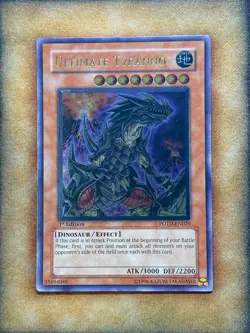 Yugioh Ultimate Tyranno POTD-EN020 Ultimate Rare 1st Ed NM - Image 1