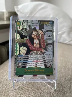 Dracule Mihawk OP14 Manga Rare English NM/M One Piece TCG High End - Image 3