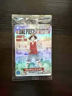 One Piece Monkey.D.Luffy US Voyage P-055 Promo - Image 1