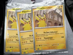 Pikachu At The Museum x Natural History London Jumbo Card - Sealed x 3 - Image 5