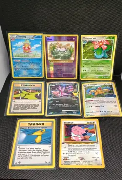 Pokemon TCG - Random Lot of 8 Pokemon Cards (LP-HP) - Image 1