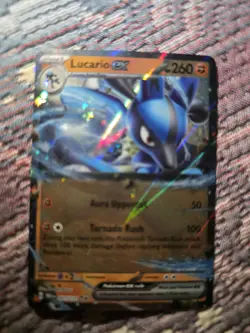 Lucario Ex - 051/131 Pokemon Stamped Prismatic Evolutions Double Rare Promo Card - Image 1