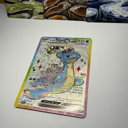 Pokemon TCG Lapras EX Stellar Crown Card 158/142 Full Art Near Mint Condition - Image 4