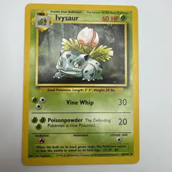 Ivysaur 30/102 - Rare - Base Set Unlimited - 1999 WOTC - Pokemon - Vintage - LP - Image 1