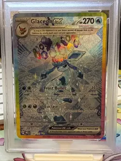 Pokemon TCG Glaceon EX 150/131 PSA 9 Special Illustration Prismatic Evolutions - Image 2