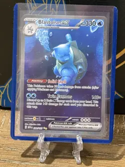 Pokemon TCG Blastoise EX 151 Special Illustration Rare 200/165 Near Mint - Image 1
