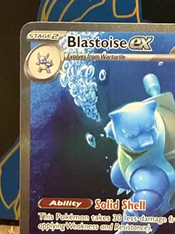 Pokemon TCG Blastoise EX 151 Special Illustration Rare 200/165 Near Mint - Image 3
