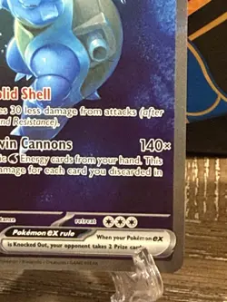 Pokemon TCG Blastoise EX 151 Special Illustration Rare 200/165 Near Mint - Image 5