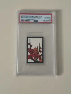 Pokemon 2013 Hitmonchan/Hitmonlee Pokemon Hanafuda Kanto-February GEM MT PSA 10 - Image 1