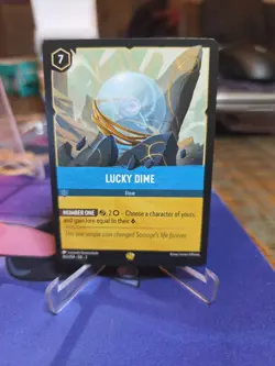 Disney Lorcana Lucky Dime Legendary Rarity #165/204 - Image 1