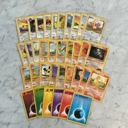 Pokemon Card Lot 1999 WOTC 35 Different Cards All NM, Never Played - Image 1
