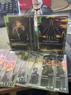Gundam TCG Bulk 130+ Cards R UC C Newtype Rising Green Instant Deck Collection - Image 4