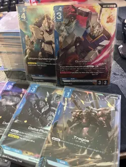 Gundam TCG Bulk 130+ Cards R UC C Newtype Rising Blue Instant Deck Collection - Image 3