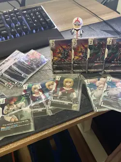 Gundam TCG Bulk 130+ Cards R UC C Newtype Rising White Instant Deck Collection - Image 1
