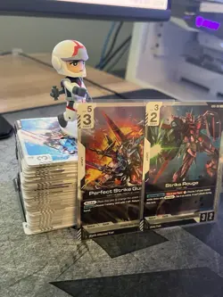 Gundam TCG Bulk 130+ Cards R UC C Newtype Rising White Instant Deck Collection - Image 2