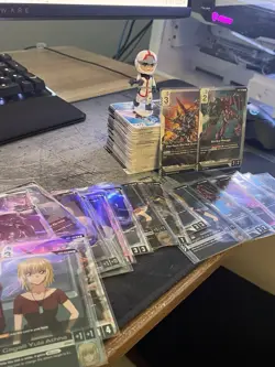 Gundam TCG Bulk 130+ Cards R UC C Newtype Rising White Instant Deck Collection - Image 3