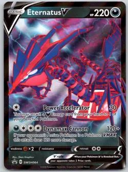 Eternatus V SWSH064 - SWSH Black Star Promo - Pokemon Card - Near Mint - Image 1