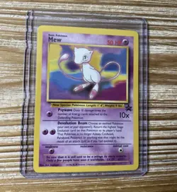 3x Mew Black Star Promo #8 Near Mint-Mint Collectible Pokemon Cards - Image 1
