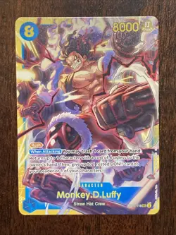 Monkey.D.Luffy OP11-118 SEC English A Fist of Divine Speed - One Piece Card - NM - Image 1