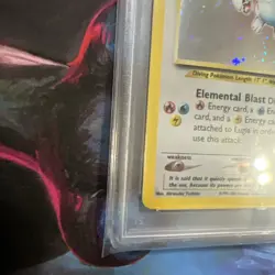 2000 Pokemon Neo Genesis Lugia Holo Card PSA 5- Massive Swirl 🌀 - Image 2