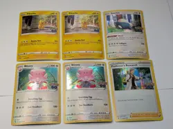 6x Cosmos Rare GO LOT - Pikachu Snorlax Blissy professor resea TCG Card 027/078 - Image 1