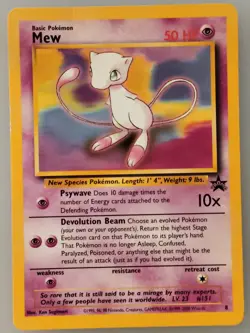 Pokemon Mew TCG Black Star Promos Card 8 Regular Promo DMG - Image 1