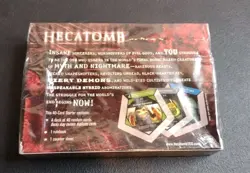 New Hecatomb TCG CCG Starter Deck 40 Card Horror vtg Sealed - Image 2