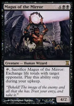 Moderatly Played, English - 1 x MTG Magus of the Mirror - Foil Time Spiral - Image 1