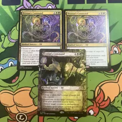 MTG / Trystan’s Command X 3 / 1- Showcase & 2 - Non / Nm & Never Played - Image 1