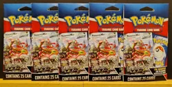 Pokemon TCG Evolving Skies Rayquaza Vmax Lot Of 5 Sleeved Packs ** NEW ** - Image 1