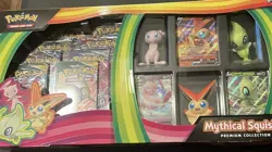2021 Pokemon TCG Mythical Squishy Premium Collection - SEALED - Image 1