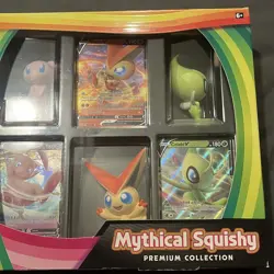 2021 Pokemon TCG Mythical Squishy Premium Collection - SEALED - Image 4