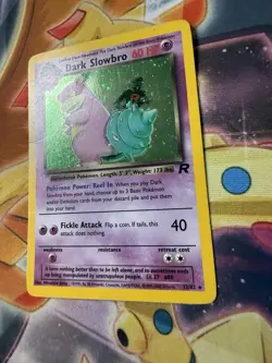 2000 Pokemon TCG - Dark Slowbro Team Rocket 12/82 - Unlimited Holo Rare - Image 2