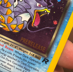 Pokemon TCG Rocket Gyrados Prerelease Pokemon Promos Holo Promo - Great!! - Image 3
