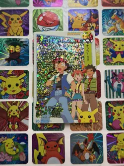 Pokemon Charizard Vintage Pocket Monsters Vending HOLO Prism Sticker 99 Nintendo - Image 1