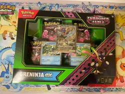 Pokemon TCG Greninja ex Special Illustration Collection -Sealed-5 packs shr fabl - Image 1