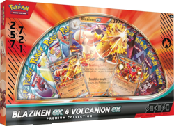 Pokemon TCG: Blaziken EX & Volcanion EX Premium Collection Box - Image 1