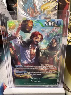 ONE PIECE TCG Shanks OP14-027 SR Alternate Art - The Azure Sea's Seven OP14 - Image 1