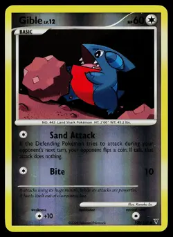 Pokemon Card - Gible Supreme Victors 106/147 Common Reverse Holo - Image 1